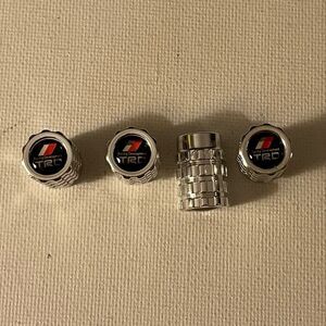 Toyota TRD valve Stem caps in Silver set of 4 NWT